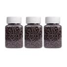 Grânulos de silicone para extensões de cabelo 1500 unidades AMGPT Brown 5mm