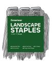 Grapas para Paisajes GROWNEER de Acero Galvanizado de 10 cm, Paquete de 100