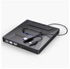 Gravador de CD e DVD externo unidade óptica Super Drive para PC e Notebook