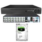 Gravador de video Dvr 16ch multi hd c/hd 3TB