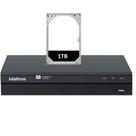 Gravador De Vídeo Ip Nvr 16 Canais 4k Invd 1016 Intelbras 1tb