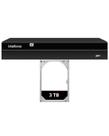 Gravador de Vídeo NVR Intelbras NVD 1416 16 Canais IP 4K HD 3TB