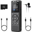 Gravador de Voz Tonfarb A12 64GB com Redução de Ruído e MP3