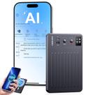 Gravador de voz TTQ AI 64GB de carregamento sem fio 3000mAh