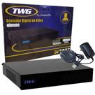Gravador DVR CFTV 4 Canais Full HD 1080p Hibrido Detecção Facial TWG
