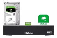 Gravador Dvr Mhdx 3116c 16 Canais Full Hd Intelbras C/hd 2tb