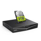 Gravador híbrido DVR SANNCE 5MP 8 canais CCTV com HD de 2TB