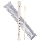 Gravador Jasenna Soprano Descant de 8 furos para iniciantes com estojo