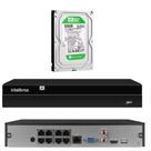 Gravador Nvr Intelbras P/ 08 Câmeras Ip Nvd 1408p Poe 4k 110V/220V com hd 500gb Gravador Nvr Intelbras P/ 08 Câmeras Ip Nvd 1408p Poe 4k 110V/220V com hd 500gb