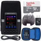 Gravador prático Zoom H2essential Multi-Mic de 32 bits com acessório
