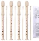 Gravador Soprano SANNIX, pacote com 4 furos, estilo alemão, marfim