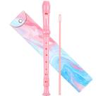 Gravador Soprano Yop-Yes para crianças iniciantes C Key (rosa)