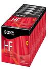 Gravadores de Cassete Sony 10C60HFL - 60 Minutos - Pacote com 10 Unidades