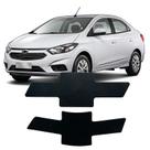 Gravata Adesiva Chevrolet Prisma 2017 Black Piano