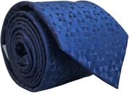 Gravata Azul Marinho Fatto A Mano Microseda Mosaico