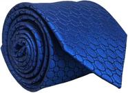Gravata Azul Royal Fatto A Mano Microseda Oval
