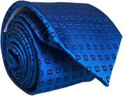 Gravata Azul Royal Masculina Fatto A Mano Luxo Quadrados