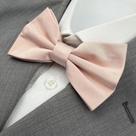 Gravata Borboleta Rosa Chá Adulto Padrinhos Noivo Casamento Formatura Eventos BA550