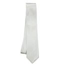 Gravata Branca Tradicional Longa 100% Poliéster - Elegante e Durável