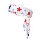 Gravata com bandeira americana IYQCJ para homens e mulheres Gravata com bandeira americana IYQCJ para homens e mulheres