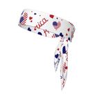 Gravata com bandeira americana IYQCJ para homens e mulheres Gravata com bandeira americana IYQCJ para homens e mulheres