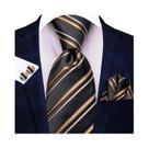 Gravata De Negócios Listrada Azul Vermelha 85cm Jacquard Gravata Masculina Uso Diário Acessórios