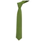 Gravata Fosca Slim Verde Oliva