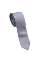 gravata slim fit cinza cetim