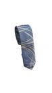 gravata slim fit cinza