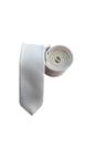gravata slim fit perola