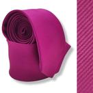 Gravata Slim Masculina OEM Noivo Premium 100% Poliéster Rosa Fúcsia Masculino