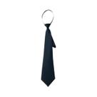 Gravatas Unissex Pretas Foscas De Encaixe (Clip-on) - 1, 2 Ou 3 Peças - Simples, Para Uniforme,