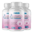 Gravidmax 3 Potes Original Fórmula Exclusiva 180 Caps