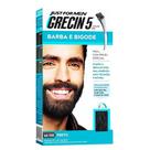 Grecin 5 Color Gel Barba Bigode Preto