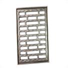 Grelha aluminio 20x50 Grelha aluminio 20x50