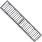 Grelha Aluminio C/P.Grelha Acven 20X100