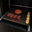 Grelha Americana Super Reforçada em Inox 50cm Cozix p/ Churrasco e Carnes