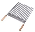 Grelha Argentina Inox Com Coletora de Gordura Cromada