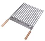 Grelha Argentina Inox Com Coletora de Gordura Cromada