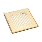 Grelha C/ Base 15x15 Listras Invinox Gold 5006/1.G.C
