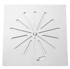 Grelha c/ Base Abre e Fecha 15X15 Cromada Invinox 6001/1.C