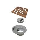 Grelha Caixa Sifonada Quadrada 100mm Red Gold Novii Elleve