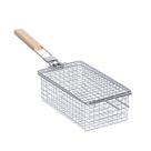 Grelha churrasco Easy Grill inox cabo madeira 52cm -Dynasty