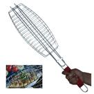 Grelha Churrasco P/ Assar Peixe Linguiça Vegetais 15x33x63cm