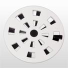 Grelha com Vedação Rotativa Astra Redonda 9,7cm Branco