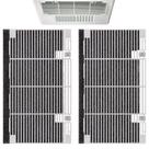Grelha de ar canalizada RV A/C com filtro para Dometic Polar White