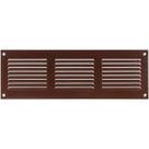 Grelha de cobertura Air Register Ozo Brothers Brown 30x10cm