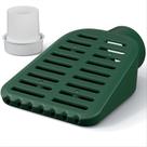 Grelha de drenagem de quintal Debialo 10x29x12cm com adaptador de tubo