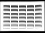 Grelha de filtro de ar de retorno HVAC Premium 25x14cm em aço Grelha de filtro de ar de retorno HVAC Premium 25x14cm em aço