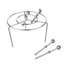 Grelha De Fritadeira De Ar Em Aço Inoxidável, Rack Vertical Para Kebab, Suporte Para Espeto,